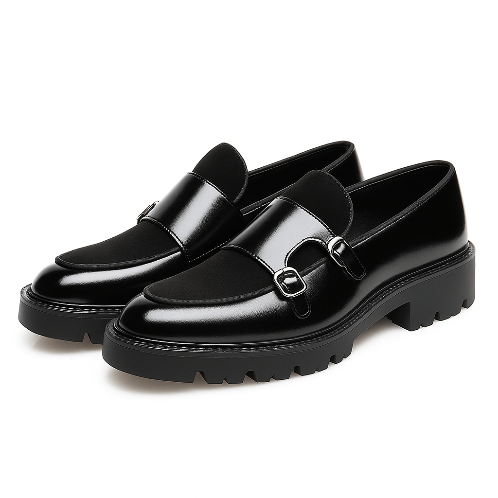 LUXEOUTFIT | Valemont Monk Strap Loafers 5