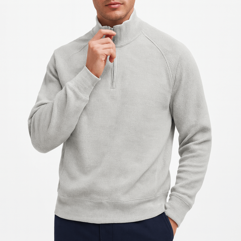 LUXEOUTFIT | Waffle Knit Sweatshirt 2