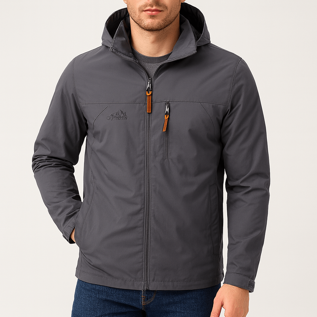 LUXEOUTFIT | Waterproof Hooded Rain Jacket 4