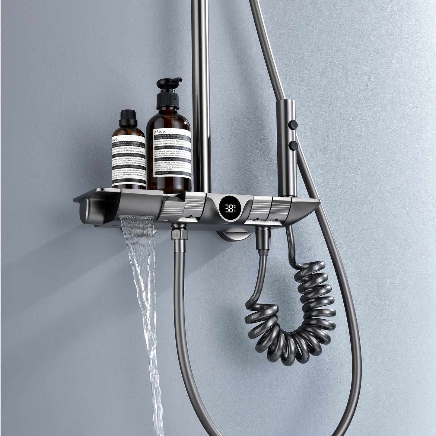 Advanced Shower System with Multiple Jets - BritishElegance
