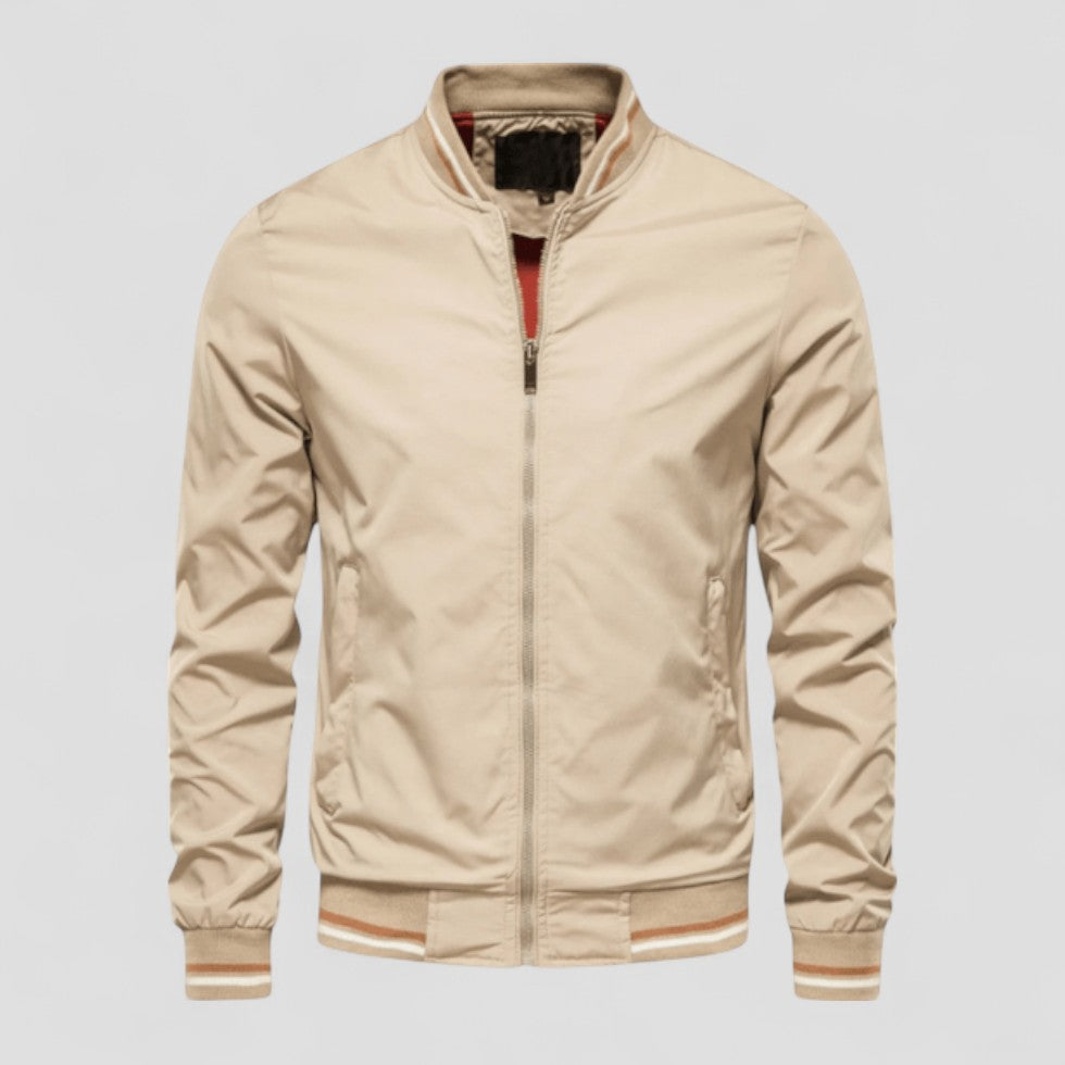 Lightweight Zip Up Classic Bomber Jacket for Men