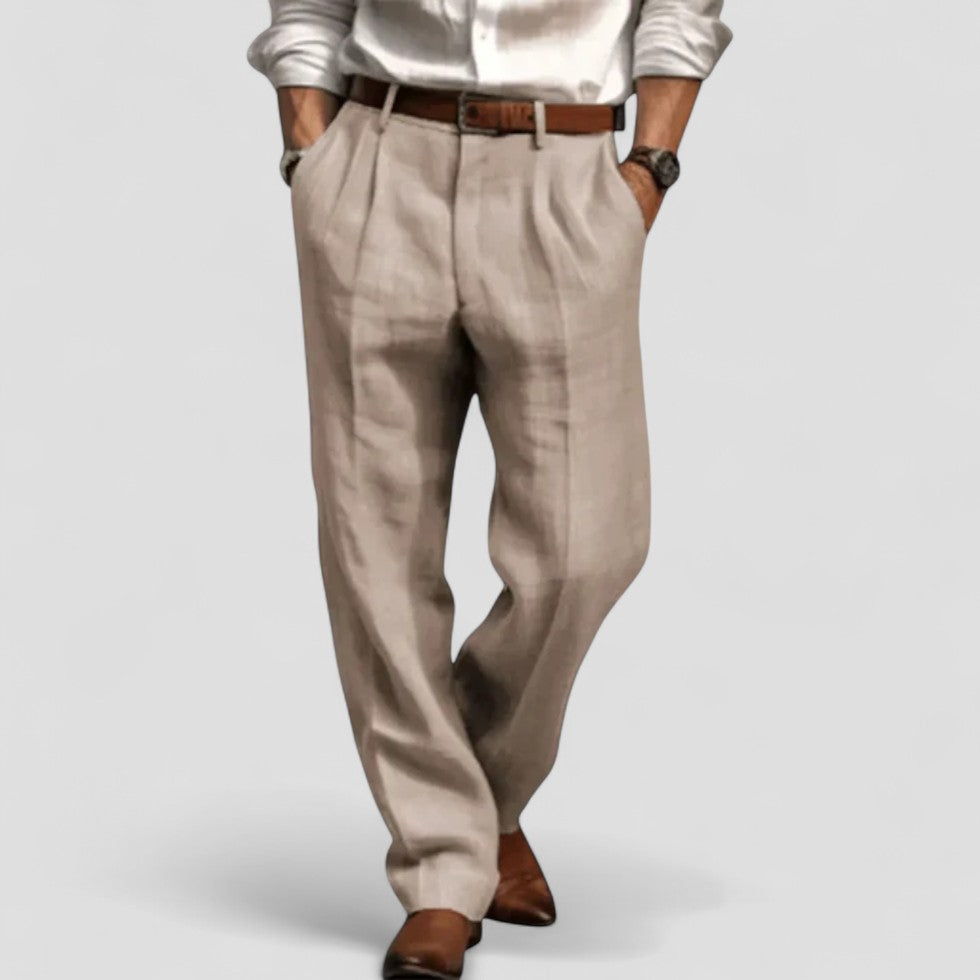 VogeLuxe | Men’s Relaxed Wide-Leg Trousers