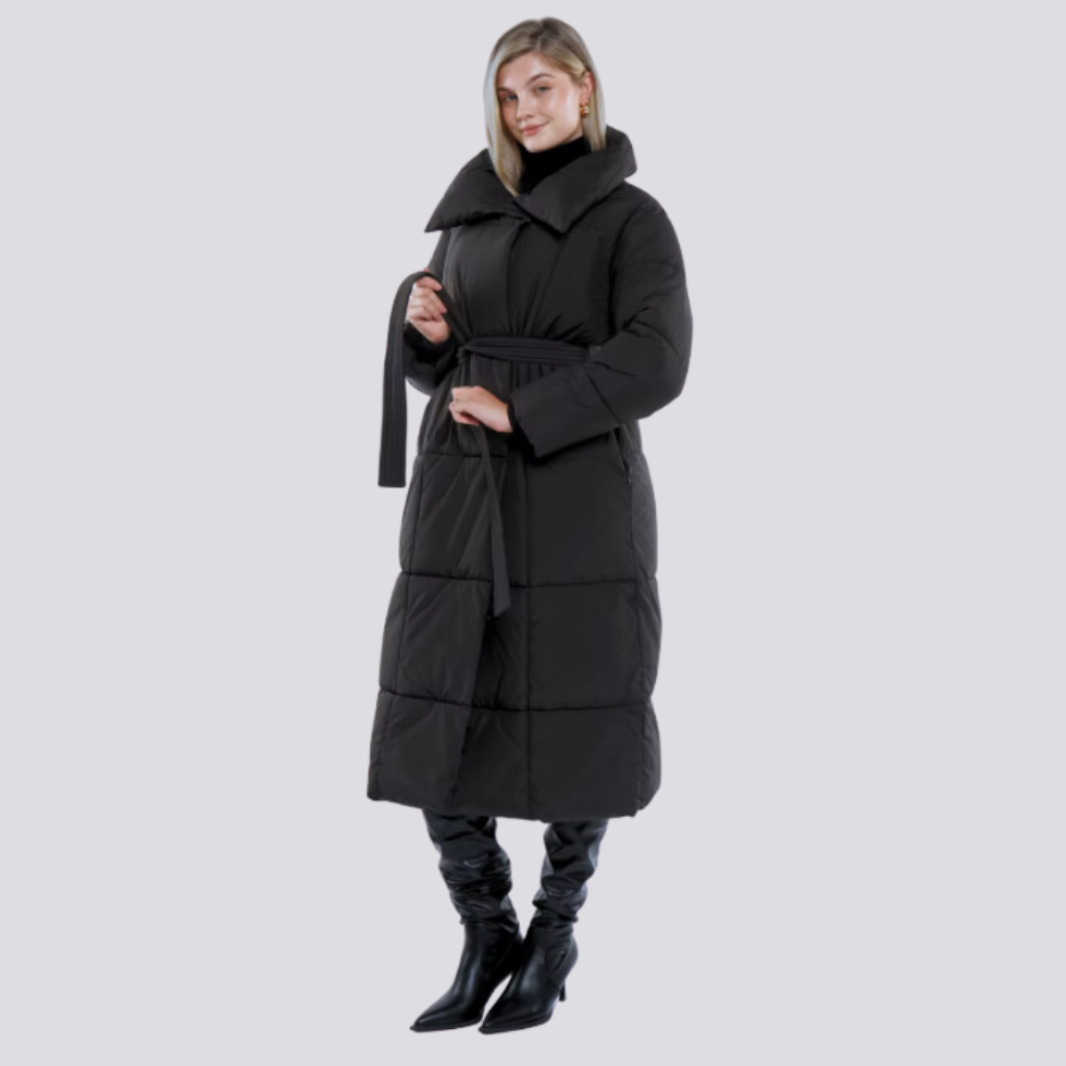 VogeLuxe | Women’s Longline Quilted Puffer Coat main image 1