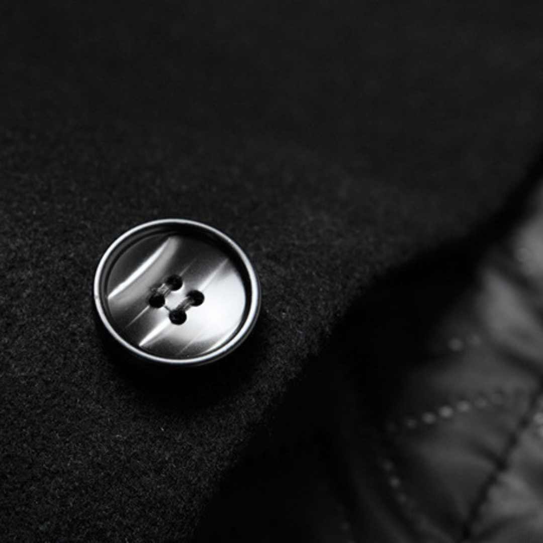 VogeLuxe | Men’s Classic Tailored Mid-Length Overcoat