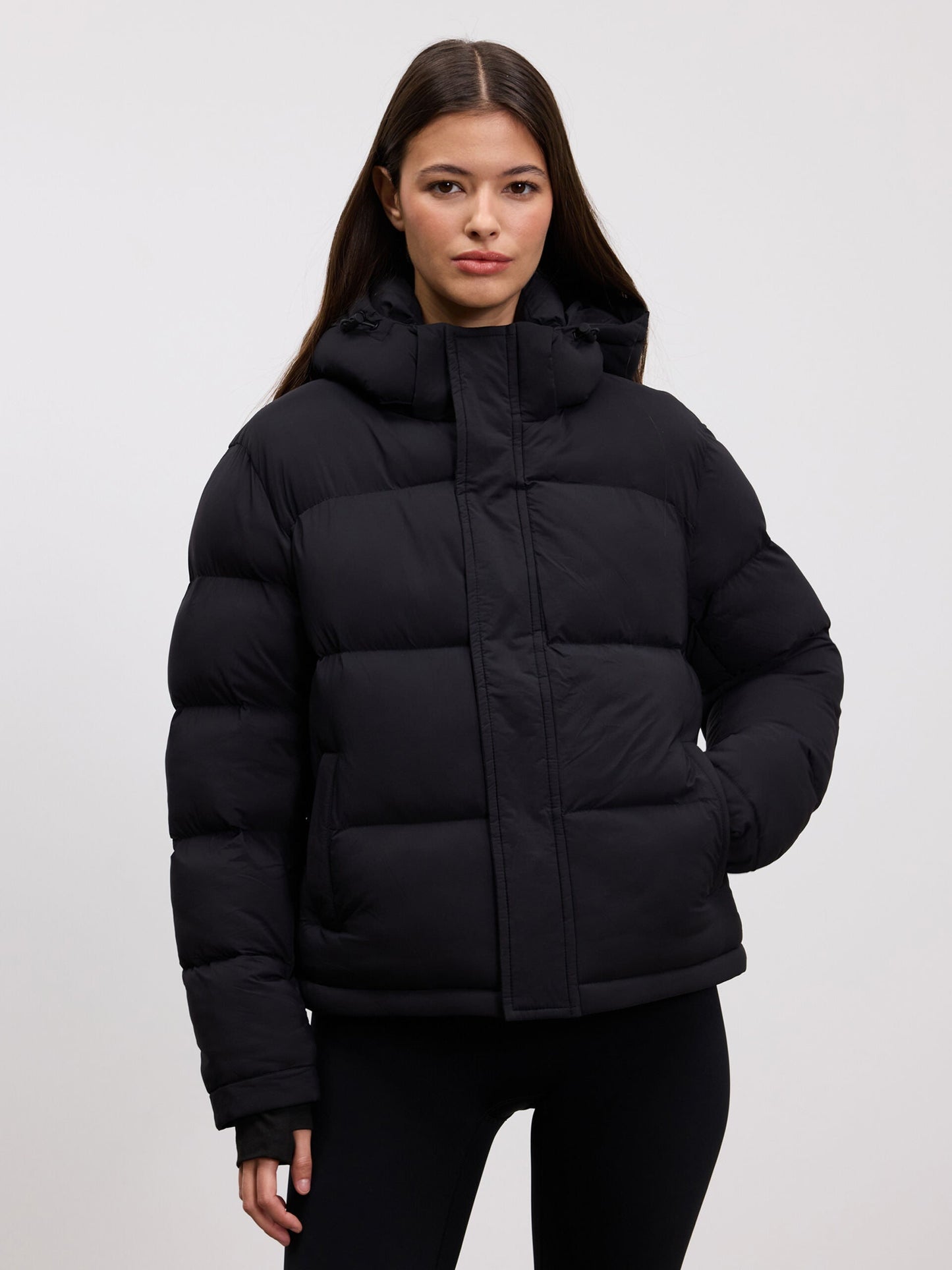 Ladies' Waterproof Short Down Jacket – Cozy Winter Parka Coat - VogeLuxe