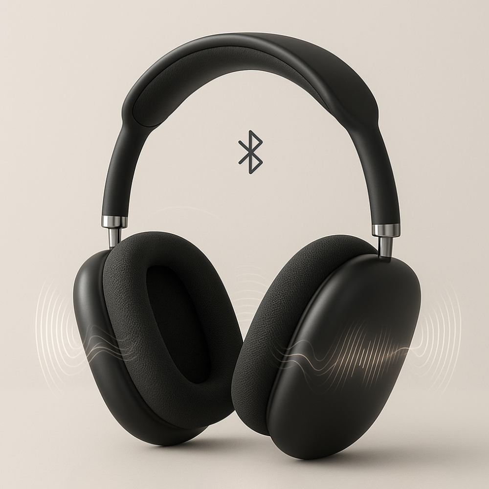 Premium Wireless Bluetooth Headphones with Noise Cancelling - BritishElegance