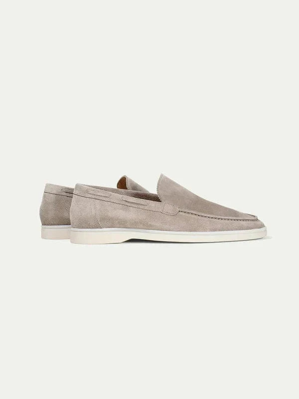 VogeLuxe | Men’s Suede Rawhide Moccasin Loafers