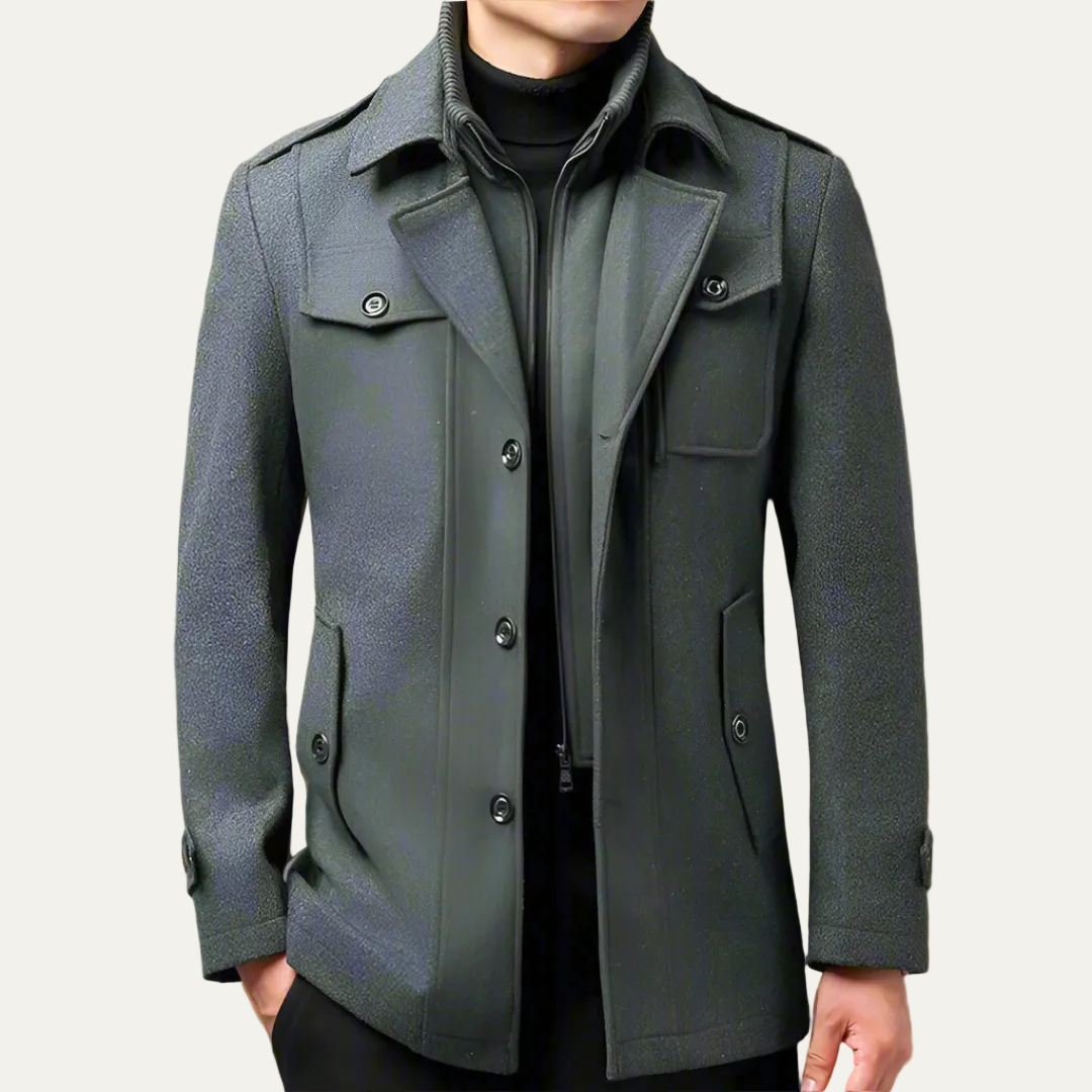 Massimo Men’s Trench Coat – Classic Long Overcoat | Timeless British Elegance 6