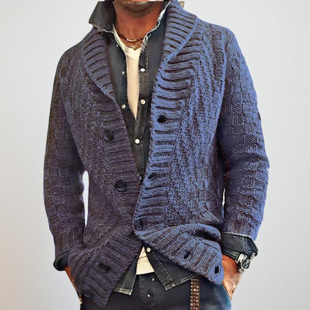 Men's Cozy Long Sleeve Cardigan Sweater