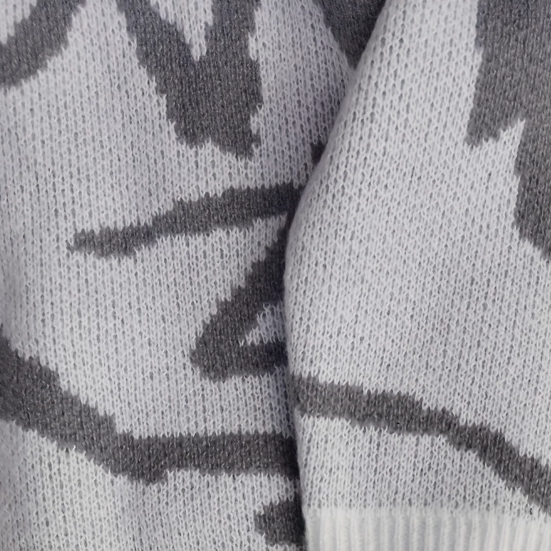 VogeLuxe | Men’s Abstract Crewneck Sweater