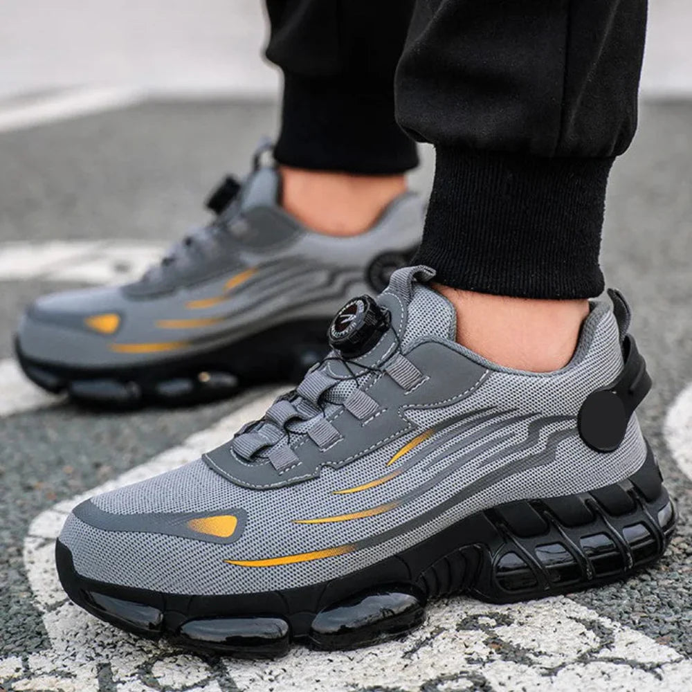 Men's Lightweight Work Boots with Quick Lace System