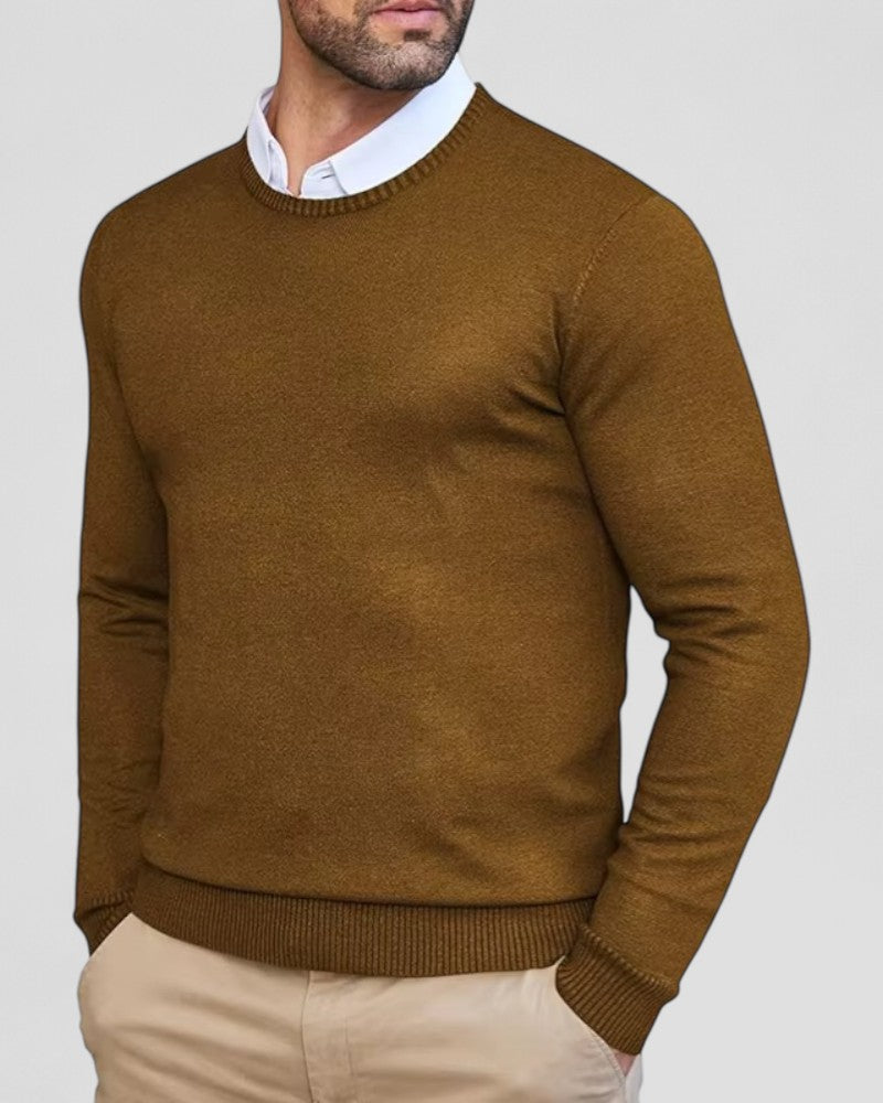 VogeLuxe | Men’s Classic Crew-Neck Sweater