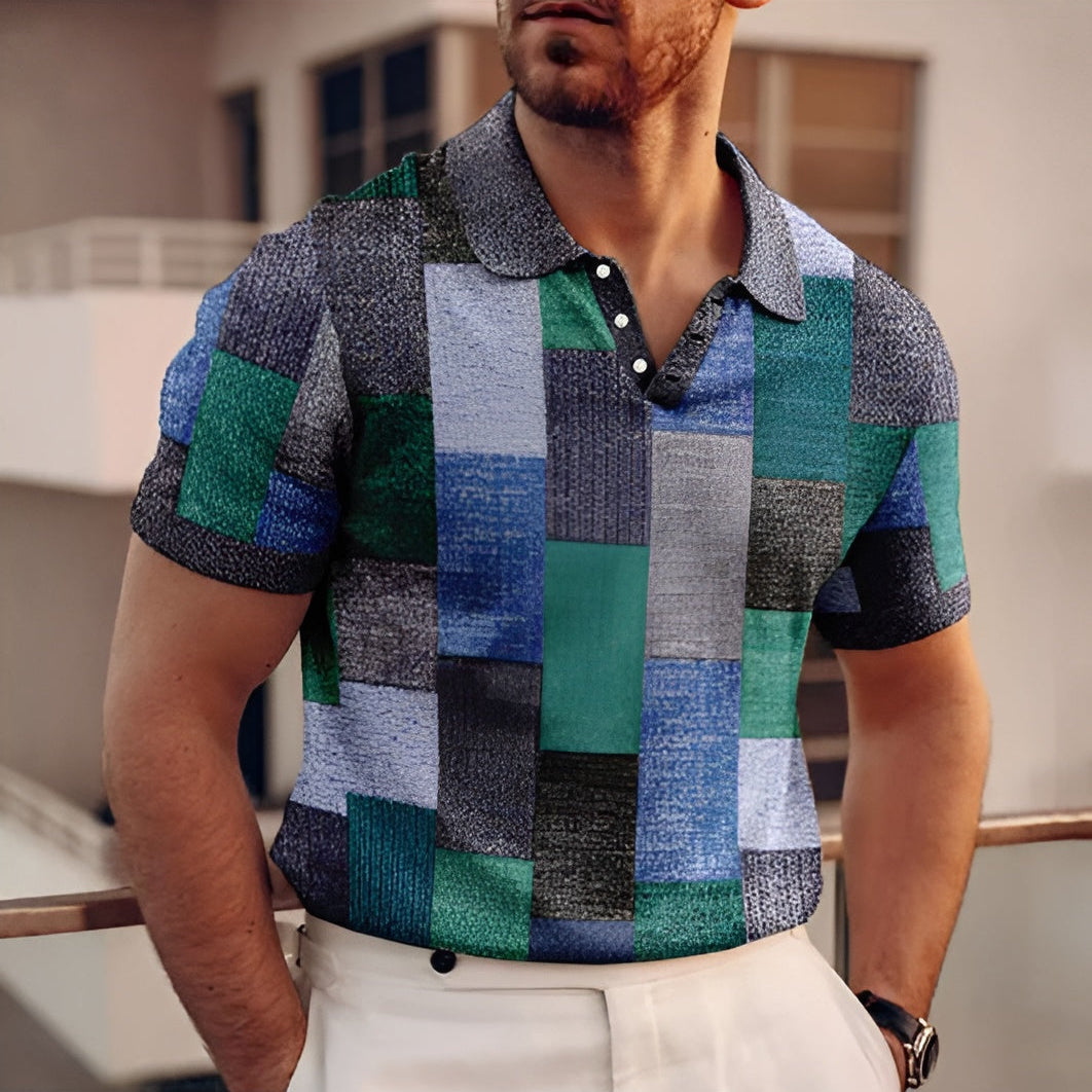 Classic Casual Colorful Polo Shirt for Men