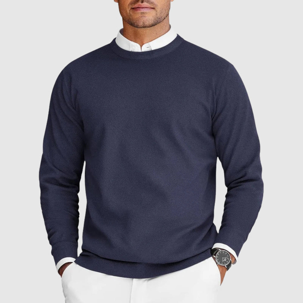 Classic Fit Crew Neck Daily Sweater