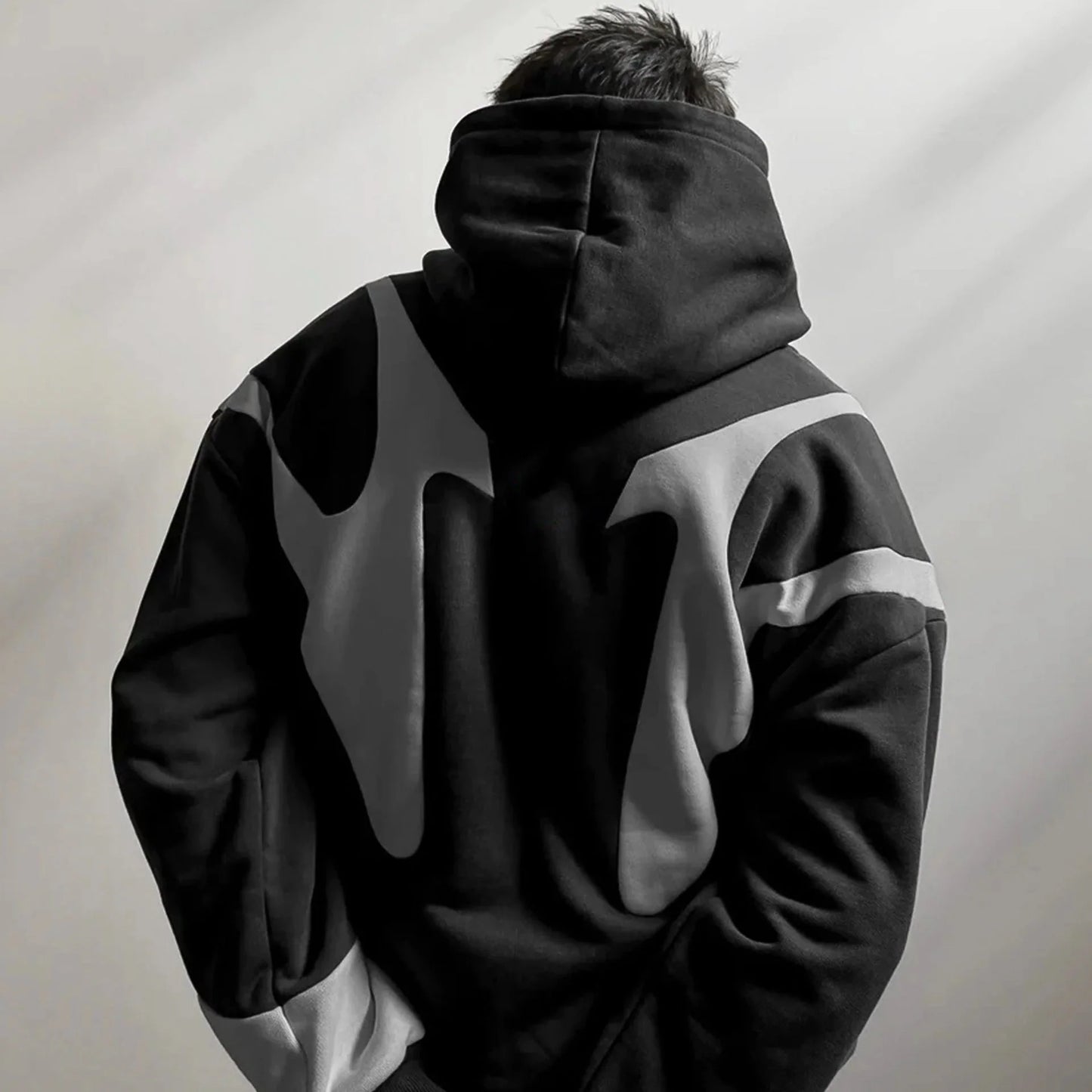 Men's Cool Graphic Zip Hoodie Casual Cotton Sweatshirt