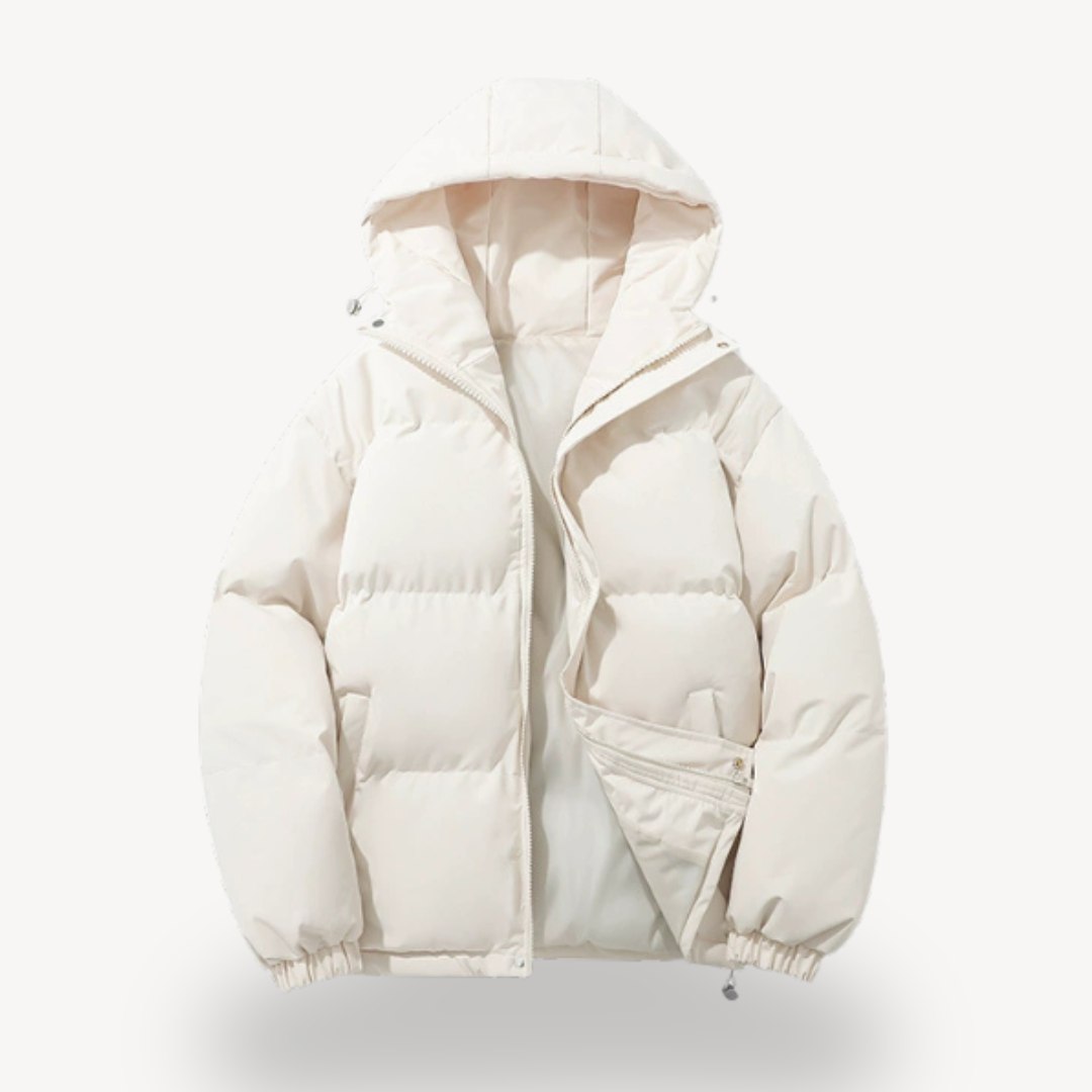 VogeLuxe | Unisex Hooded Boxy Puffer Jacket