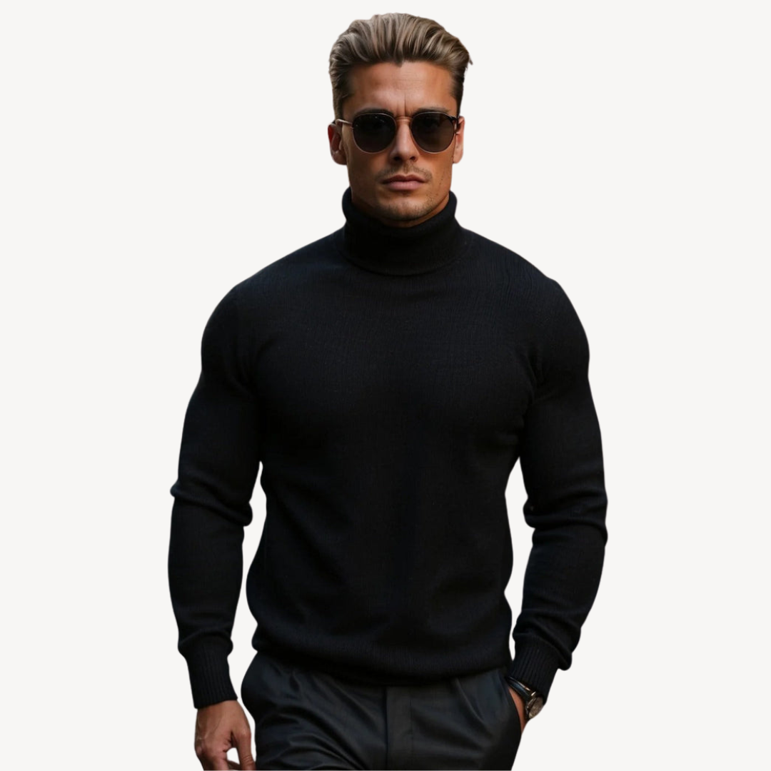 VogeLuxe | Men’s Refined Knit Turtleneck
