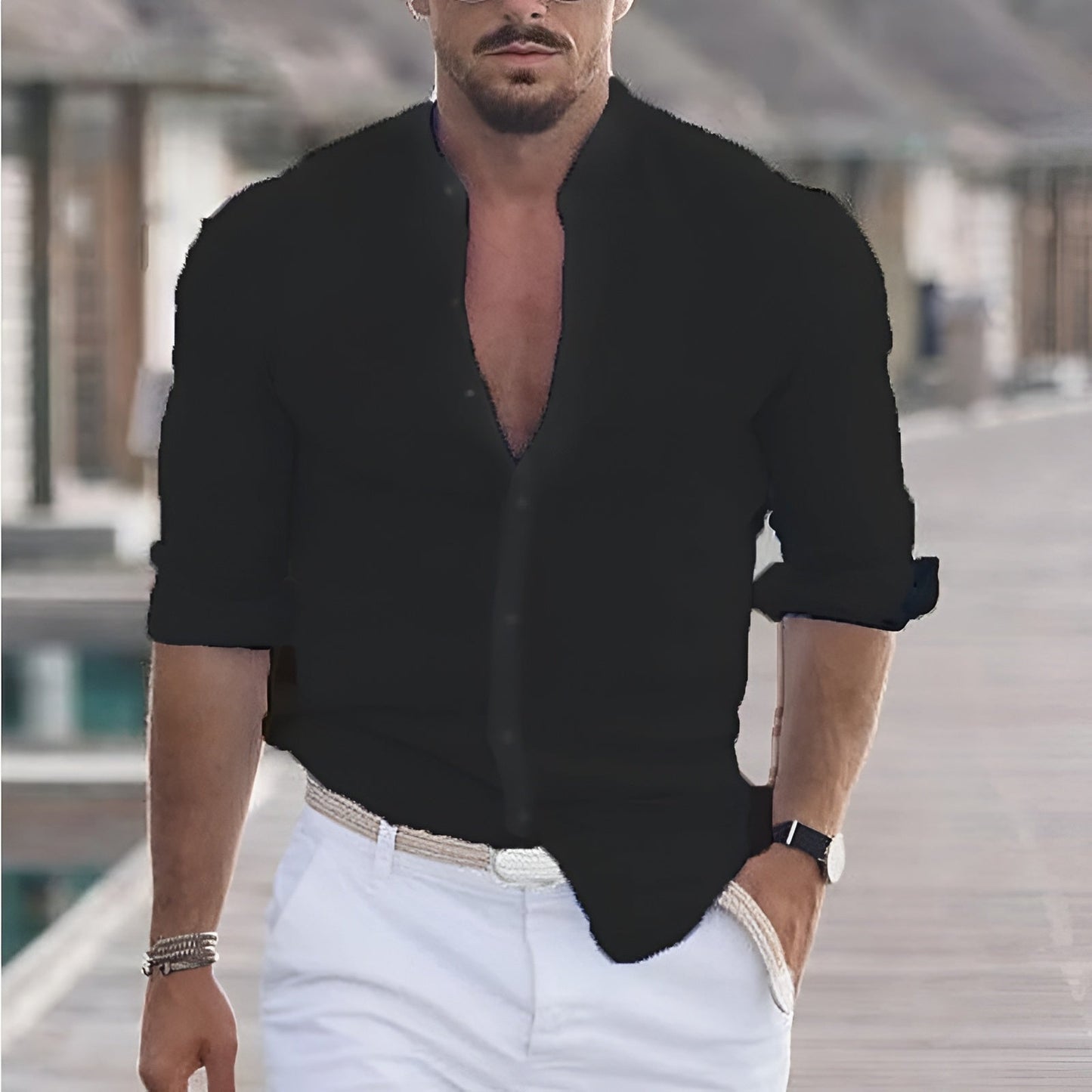 Relaxed Fit Cotton Dress Shirt