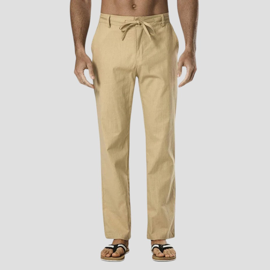 Men's Linen Trousers Summer Pants