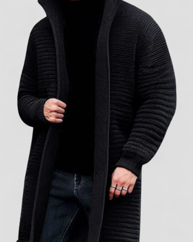 VogeLuxe | Men’s Oversized Chunky Knit Cardigan