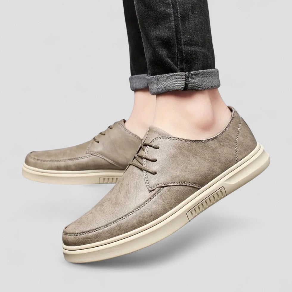 Men's Orthopedic Leather Business Casual Lace Up Shoes