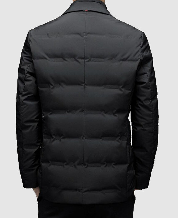 Men’s Padded Jacket with Notch Lapels – Smart Outerwear 3