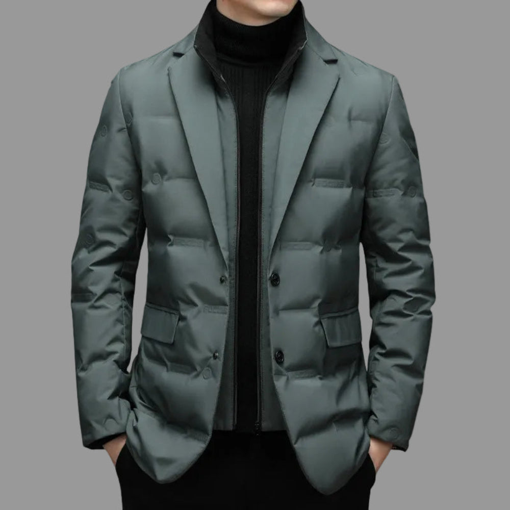Men's Thick Insulated Quilted Winter Coat