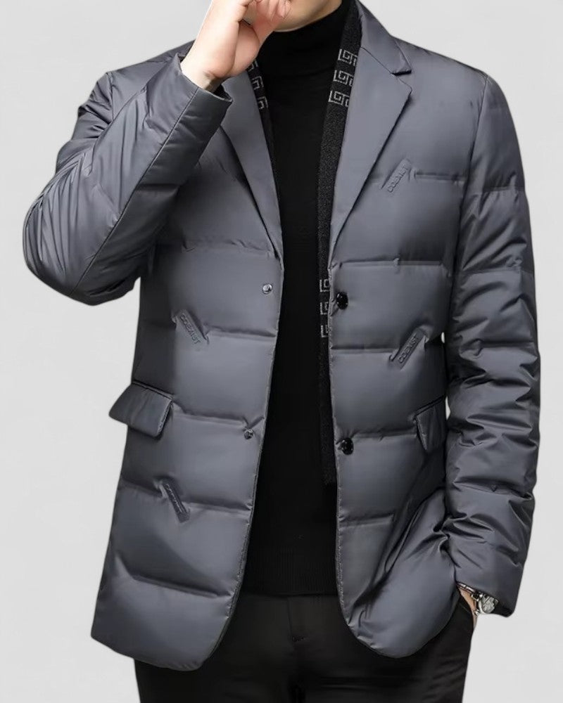 VogeLuxe | Men’s Quilted Blazer Jacket