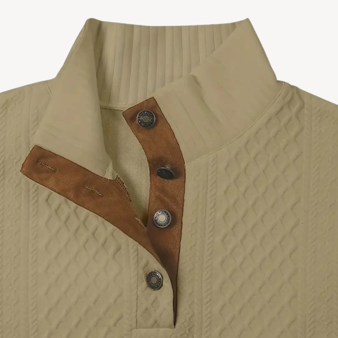 VogeLuxe | Men’s Quilted Heritage Pullover
