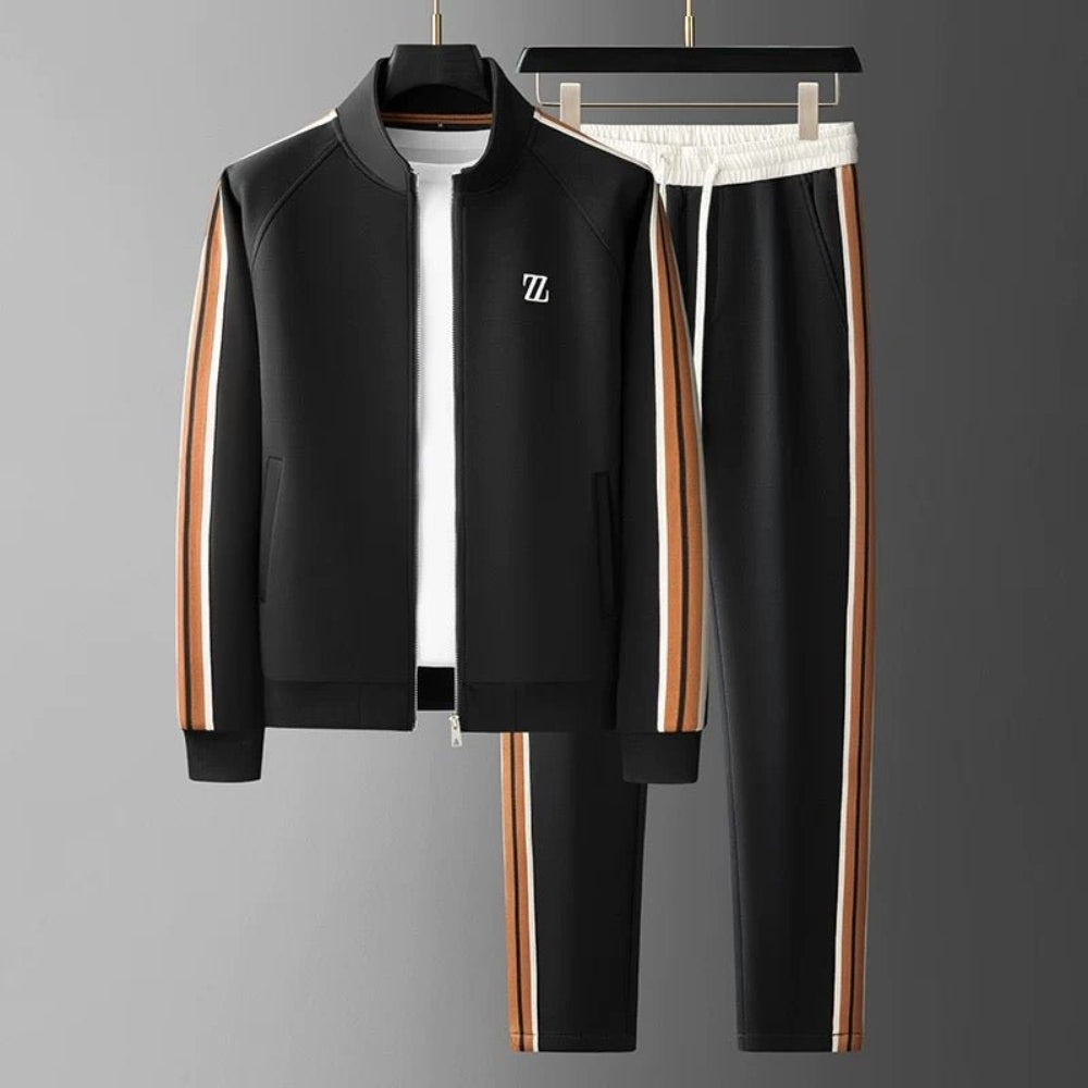 Sporty Athletic Wear Tracksuit Set