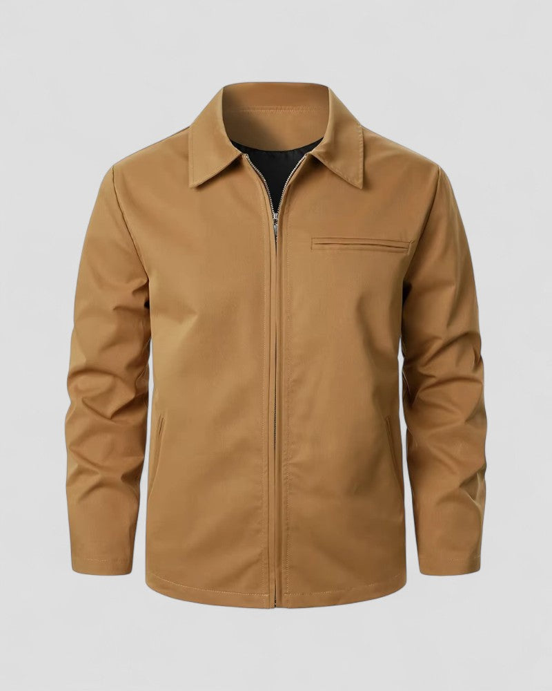 Men's Windproof Zip Up Street Style Jacket