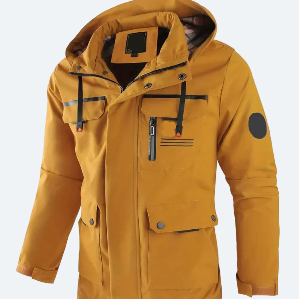 Insulated Water Resistant Parka Coat for Men