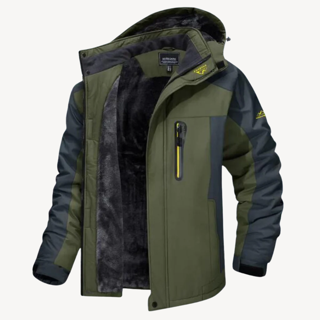 VogeLuxe | Men’s Faux Fur Lined Technical Winter Parka
