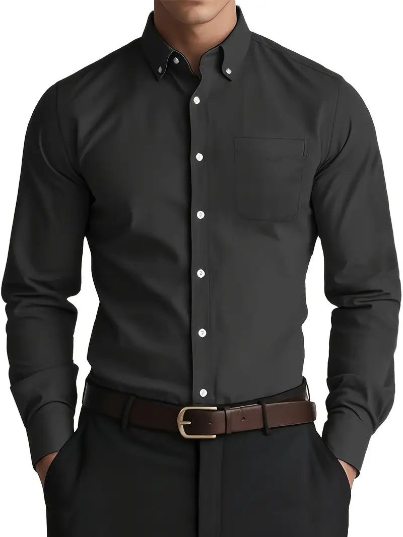 Classic Fit Mens Button Down Shirt