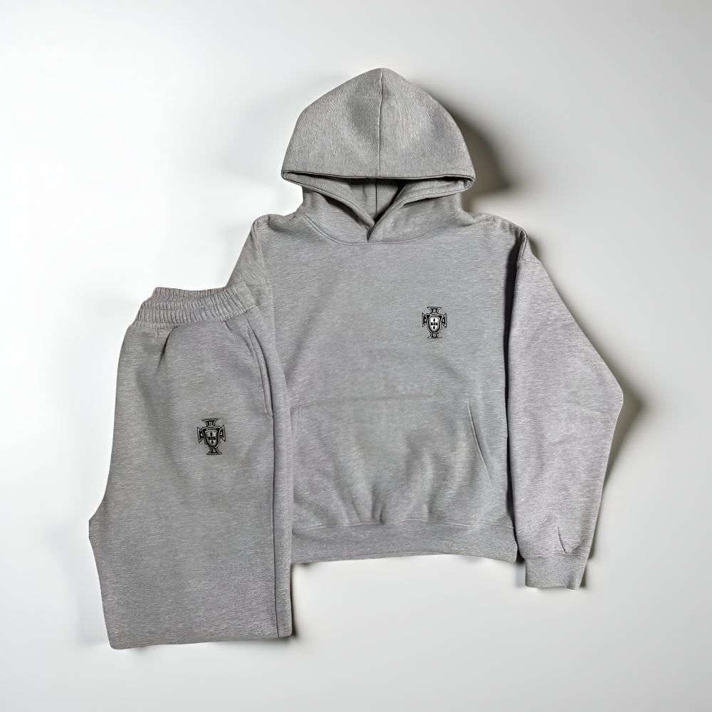 Men's Hooded Full Zip Sleep Suit Loungewear