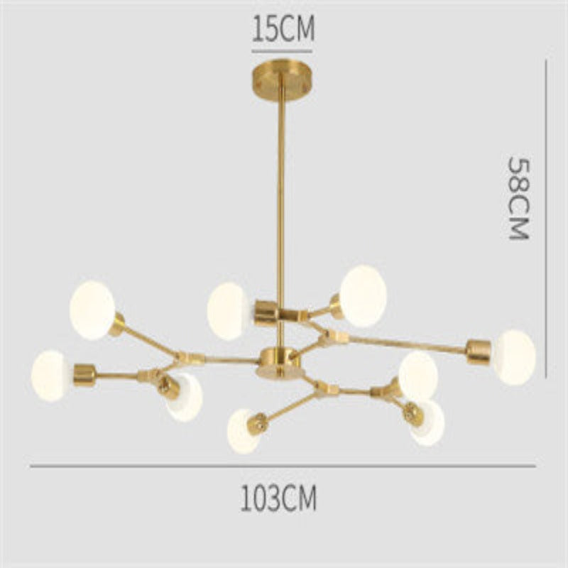 Luxurious Crystal Pendant Light with Bulbs
