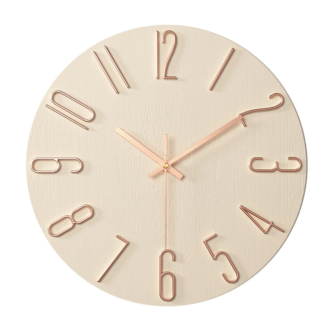 Simple Large Quartz Wall Clock