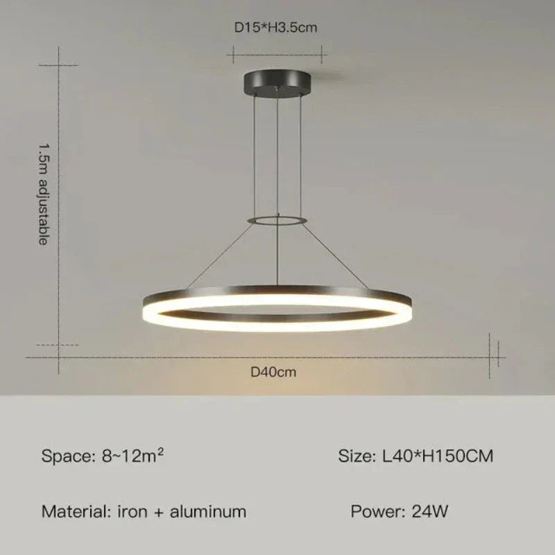 Elegant Slim Pendant Light