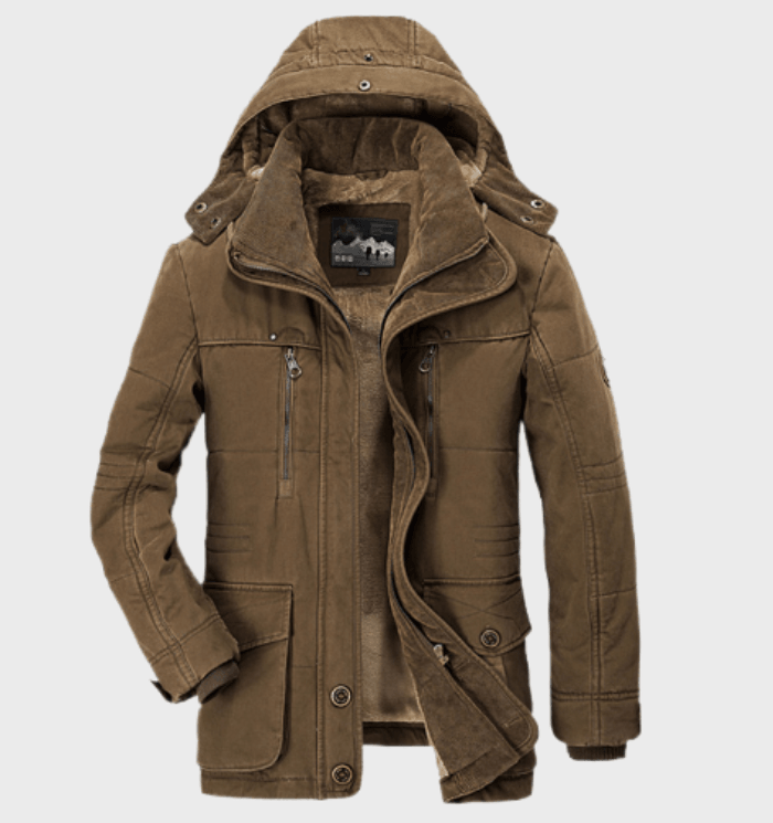 Warm Men's Waterproof Parka Coat