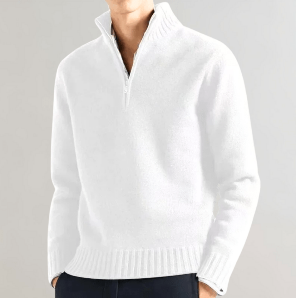 Nico Men’s Half Zip Sweater – Elegant Casual Knit Pullover for Comfort and Style 5