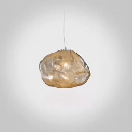 Airy Cloud Glass Drop Light