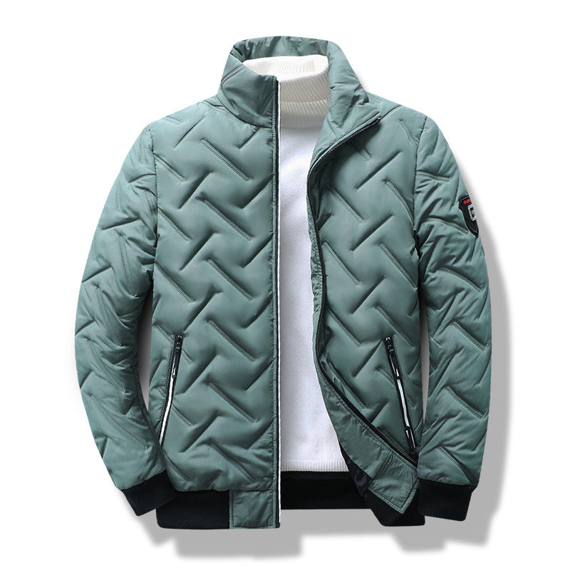 Men's Quilted Slim Fit Coat - Classic Stylish Design
