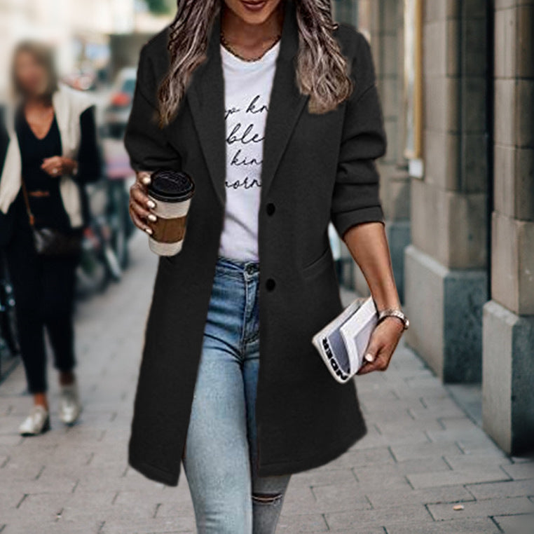 Warm Women's Casual Long Winter Coat Jacket