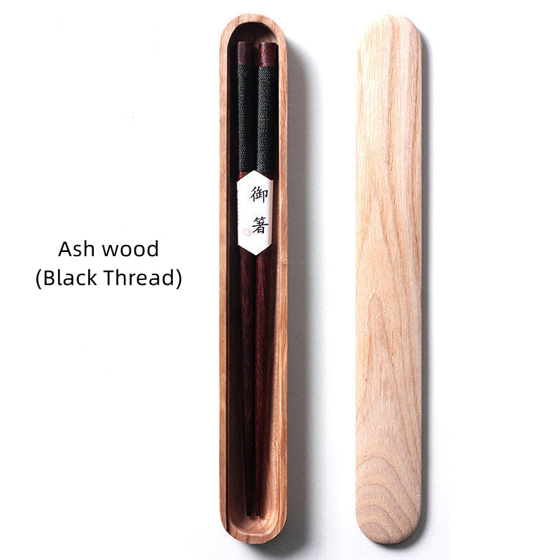 Asian Style Wooden Chopsticks Set in Gift Box