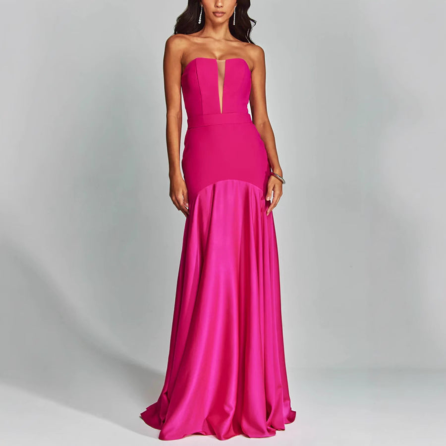 Beautiful Strapless Gown - Slim Fit Dress