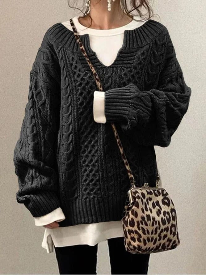 Cozy Oversized Winter Sweater for Women