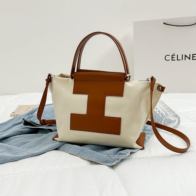 Spacious Canvas Tote Bag for Work and Travel