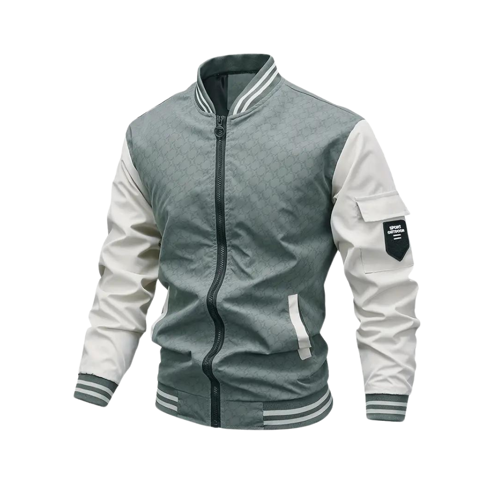 Fashionable Mens Varsity Bomber Jacket