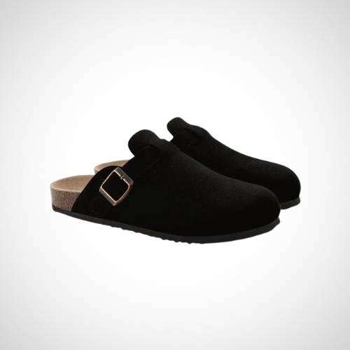Comfy Suede Slip On Clogs