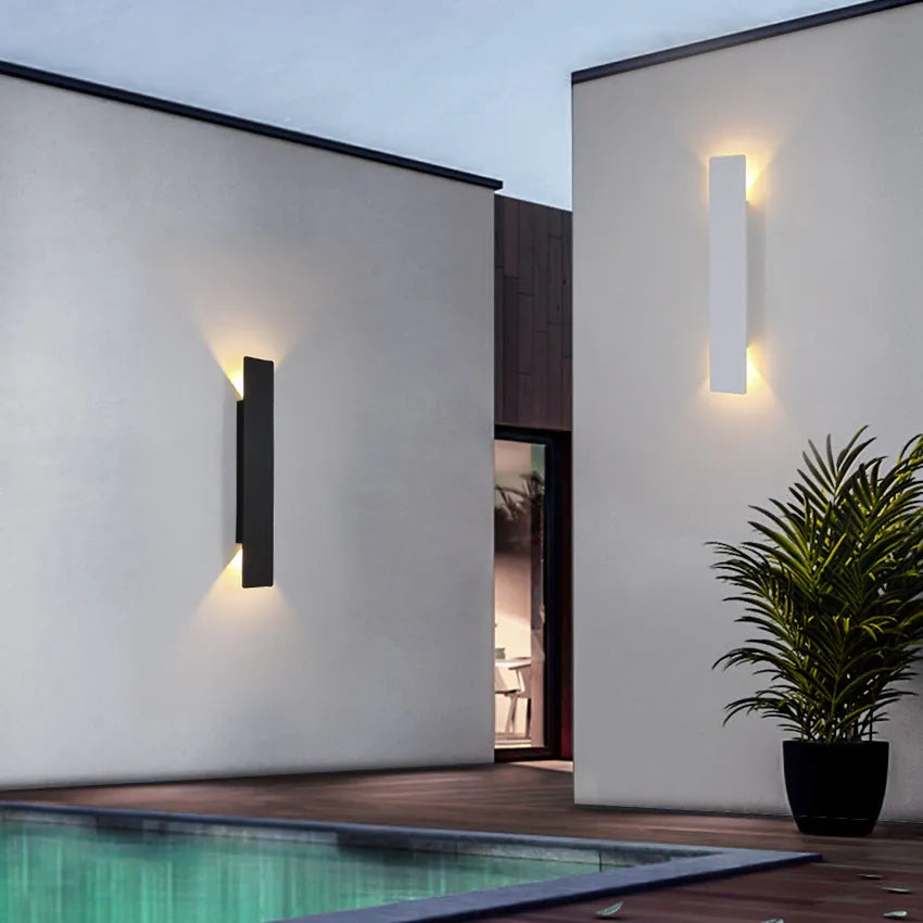 Weatherproof Outdoor Up Down Wall Lamp